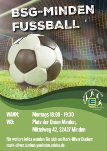 Fussball Training @ Sportplatz Union Minden